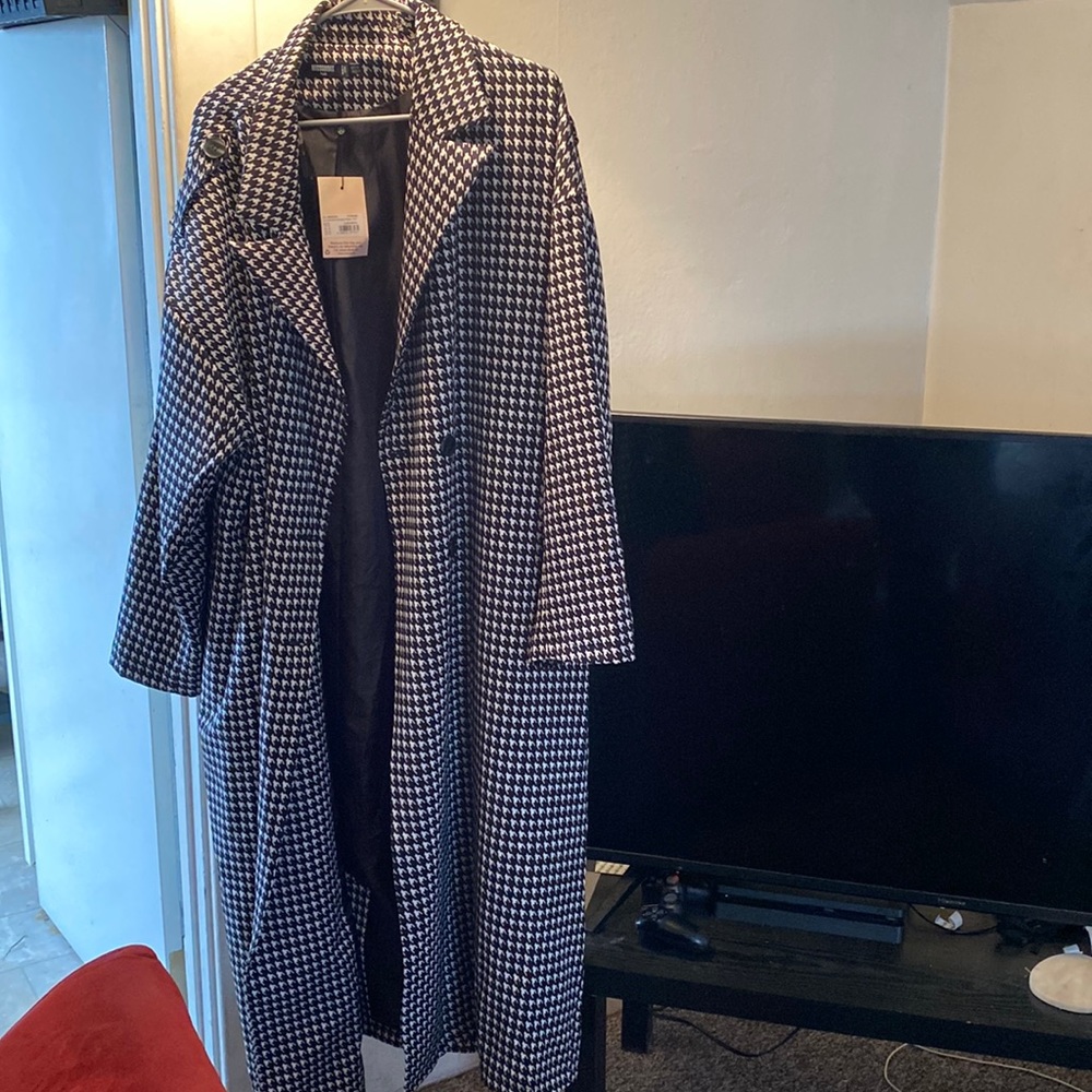 Maxi coat / long jacket